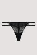 NA-KD Lingerie Dubbel Stringtrosa - Black