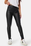 BUBBLEROOM High Waist Slim Coated Jeans  Black 40