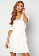 BUBBLEROOM Mayra Puff Sleeve Dress White 44