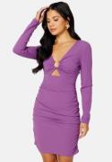 BUBBLEROOM Paris Cut Out Dress Purple 4XL