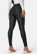 Happy Holly Freja push-up coated treggings Black 42S