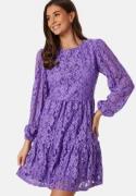 BUBBLEROOM Blanca lace dress Lavender 34