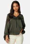 VERO MODA Lovie L/S V-Neck Detail Top Peat XS