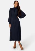 Bubbleroom Occasion Esme Pleated Dress Navy 34