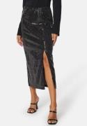 YAS Darkness HW Midi Skirt Black XS