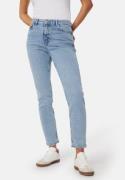 Pieces Pcbella High Waist tap ank jeans Light Blue Denim 29/30