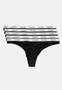 Calvin Klein 5 pack Thong Low Rise BLACK/BLACK/BLACK/BLACK/BLACK L