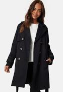 Happy Holly Pamela Trench Coat Black 44/46