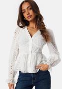 BUBBLEROOM Broderie Anglaise Blouse White 46