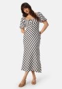 FOREVER NEW Stripe Midi Dress Royston Stripe 40