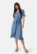 VILA Vimoashly S/S Midi dress Cornflower blue 34