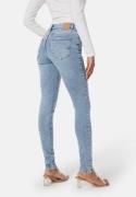 Pieces Pcdana Mid Waist Skinny Jeans Light Blue Denim M/30