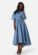 VILA Mirage 2/4 V-Neck Ankle Dress Coronet Blue 36