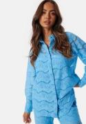 YAS Yaslarisso LS Lace Shirt Blue XS