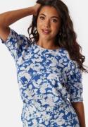 VERO MODA Vmfrej 2/4 kerry top Blue/White/Floral S