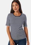 GANT Slim Striped Ribb T-Shirt Evening Blue XS