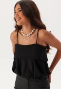 BUBBLEROOM Balloon Strap Top Black S