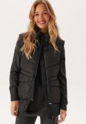 VILA Vibumble S/L PADDED VEST PADDE Black Beauty 36