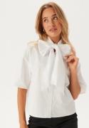 SELECTED FEMME Slfjuno 3/4 BOW SHIRT  Bright White 38