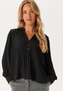 ONLY Onlronja Life L/S V-Neck Plisse Black M