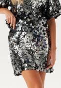 SELECTED FEMME Slftana Hw Short Sequins Skirt silver 40