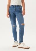 Pieces Pcdana Mw Dest Skinny Medium Blue Denim XS/32