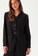 SELECTED FEMME Slfhedi Ls Relaxed Blazer Black Detail:Melange 34