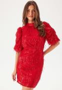 YAS Yaselza 2/4 DRESS  Racing Red M