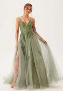 Christian Koehlert Tulle Evening Dress Peppermint Green 42