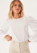 BUBBLEROOM Puff Sleeve Top White M