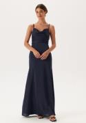 Bubbleroom Occasion Waterfall Mermaid Gown Dark blue 44