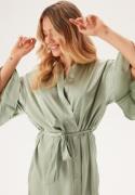 BUBBLEROOM Frill Robe  Dusty green 32/34