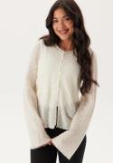 Happy Holly Trumpet Sleeve Lace Cardigan Offwhite 44/46