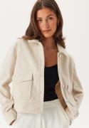 VILA Vijumpy L/S SHORT JACKET - NOOS Super Light Natural Me 36