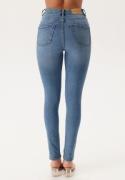 BUBBLEROOM High Full length Superstretch Jeans Light blue 38