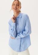 Object Collectors Item Objtutta Lo L/S Shirt Cornflower Blue Stripes:W...