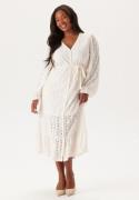 Happy Holly Soft Broderie Anglaise Dress Offwhite 48/50