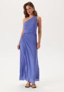 FOREVER NEW Mirabelle Pleated Asymm Maxi Dress Cornflower Blue 38(UK10...