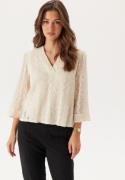 VILA Vilumena V-neck 3/4 TOP  Birch L