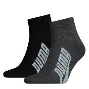 Puma Strumpor 2P Lifestyle Quarter Sock Svart Strl 35/38