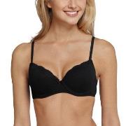 Schiesser BH Pure Cotton Underwire Bra Svart bomull C 80 Dam