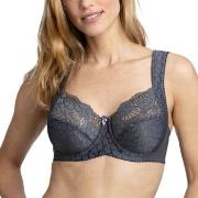 Miss Mary Jacquard And Lace Underwire Bra BH Mörkgrå B 75 Dam