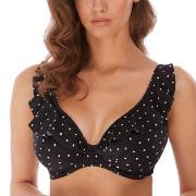 Freya Jewel Cove High Apex Bikini Top With J-Hook Svart I 80 Dam