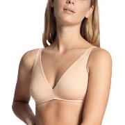 Calida BH Natural Comfort Soft Bra Beige bomull C 75 Dam