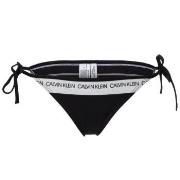 Calvin Klein CK Logo String Side Tie Bikini Svart Small Dam