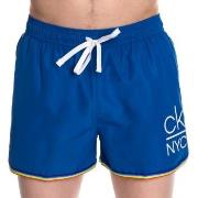 Calvin Klein Badbyxor Pride Short Runner Swim Shorts Blå polyester Med...