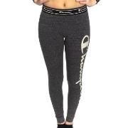 Champion Women Leggings Big Logo Grå bomull Small Dam