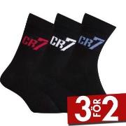 CR7 Cristiano Ronaldo Strumpor 3P Boys Socks Svart Strl 30/34