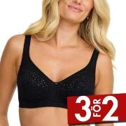 Damella BH Classic Soft Lace Bra Svart F 85 Dam
