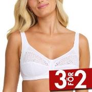 Damella BH Classic Soft Lace Bra Vit C 90 Dam
